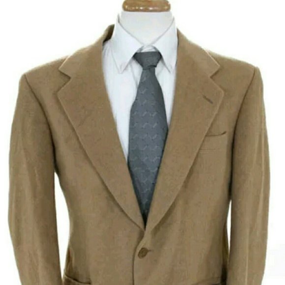 bill blass Other - Bill Blass camel hair fur tan light brown blazer 4